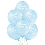 Opakowanie Balony chrzest chłopiec 30cm 6szt