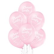 Opakowanie Balony chrzest dziewczynka 30cm 6szt
