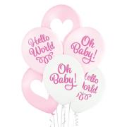 Opakowanie Balony dla dziewczynki 30cm 6szt