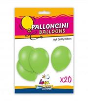 Opakowanie Balony jasnozielone 26cm 20szt