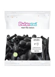 Opakowanie Balony lateksowe Metallic czarne 12cm 100szt