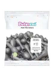 Opakowanie Balony lateksowe Metallic srebrne 12cm 100szt