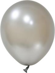 Opakowanie Balony lateksowe Metallic srebrne 25cm 100szt