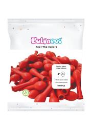 Opakowanie Balony lateksowe Pastel czerwone 12cm 100szt