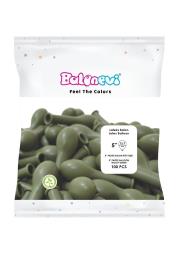 Opakowanie Balony lateksowe Pastel zgniłozielone 12cm 100szt