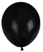 Opakowanie Balony pastelowe jednokolorowe czarne 10szt