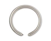 Opakowanie Balony Rurki włoskie srebrne 100szt