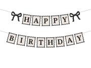 Opakowanie Baner Happy Birthday Kokardki 100cm