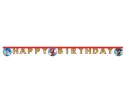 Opakowanie Banner Sonic - Happy Birthday 200cm