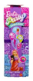 Barbie Party Unboxed Glam Party Stylowe. Wydawca: Mattel. Dadada.pl Opakowanie Barbie Party Unboxed Glam Party Stylowe