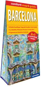 Okładka książki Barcelona laminowany przewodnik i mapa 2w1