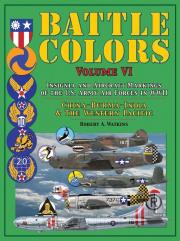 Battle Colors: Insignia and Aircraft Markings of the U.S. Army Air Forces in WWII. Autor: Robert A. Watkins. Dadada.pl Okładka książki Battle Colors: Insignia and Aircraft Markings of the U.S. Army Air Forces in WWII