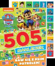 Baw się z Psim Patrolem. Psi Patrol. 505 naklejek. Autor: Opracowanie zbiorowe. Dadada.pl Okładka książki Baw się z Psim Patrolem. Psi Patrol. 505 naklejek