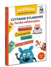 Bazgraki czytają trudne wyrazy. Czytanie sylabowe. Autor: Zuzanna Osuchowska. Dadada.pl Okładka książki Bazgraki czytają trudne wyrazy. Czytanie sylabowe