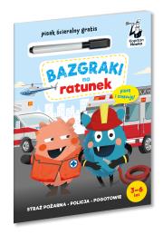 Okładka książki Bazgraki na ratunek. Kapitan Nauka. Bazgraki