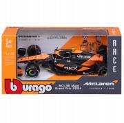 Opakowanie Bburago Model 1:43 MCLAREN F1 MCL38 Miami GP Lando Norris 18-38214