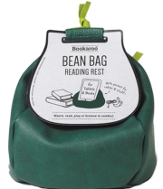 Opakowanie Bean Bag Pufa z kieszonką pod książkę/tablet zielena