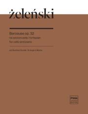 Okładka książki Berceuse op.32 na wiolonczelę i fortepian