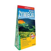 Beskid Żywiecki laminowana mapa turystyczna 1:50 000. Autor:   Praca zbiorowa. Dadada.pl Okładka książki Beskid Żywiecki laminowana mapa turystyczna 1:50 000