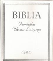 Okładka książki Biblia Pamiątka Chrztu Świętego