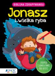 Okładka książki Biblijna zdrapywanka Jonasz i wielka ryba