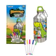 Bidon 500ml z Dinozaurem do kolorowania. Wydawca: Norimpex. Dadada.pl Opakowanie Bidon 500ml z Dinozaurem do kolorowania