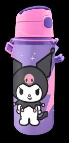 Bidon aluminiowy 600 ml Kuromi KU00031. Wydawca: Kids Euroswan. Dadada.pl Opakowanie Bidon aluminiowy 600 ml Kuromi KU00031