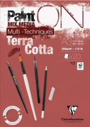 Opakowanie Blok A3 papier w kolorze terakoty 250g 20ark