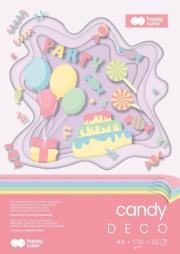 Opakowanie Blok Hobby Deco Candy A4/20K 170g HAPPY COLOR