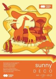Opakowanie Blok Hobby Deco Sunny A4/20K 170g HAPPY COLOR