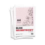 Opakowanie Blok milimetrowy A4/20K 80g (10szt)
