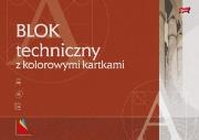 Opakowanie Blok techniczny A3 10k z kolorowymi kartkami pakiet 10 sztuk