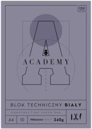 Opakowanie Blok techniczny A4 10 240g ACADEMY
