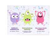 Opakowanie Blok techniczny barwiony A4/10K 160g Monsterki