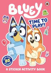 Bluey Time to Play Sticker Activity wer. angielska. Autor: Bluey. Dadada.pl Okładka książki Bluey Time to Play Sticker Activity wer. angielska