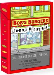 Bob's Burgers. The Re-Recipe Box. Autor: Loren Bouchard. Dadada.pl Okładka książki Bob's Burgers. The Re-Recipe Box