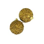 Opakowanie Bombki błyszczące złote 2szt