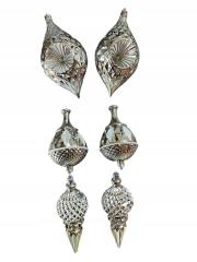 Opakowanie Bombki na choinkę 6szt Szyszki