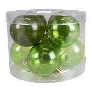 Bombki transparentne zielone 8szt. Wydawca: ARPEX. Dadada.pl Opakowanie Bombki transparentne zielone 8szt