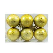 Bombki z efektem rosy złote 6szt. Wydawca: ARPEX. Dadada.pl Opakowanie Bombki z efektem rosy złote 6szt