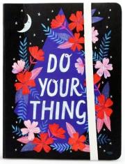 Opakowanie Bonbi Forest Notatnik A6 linia z gumką Rób swoje