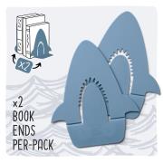 Opakowanie Book End 2 podpórki pod książki Rekin