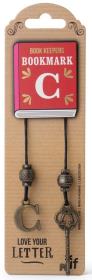 Book Keepers zakładka do książki litera C. Wydawca: IF. Dadada.pl Opakowanie Book Keepers zakładka do książki litera C