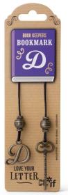 Book Keepers zakładka do książki litera D. Wydawca: IF. Dadada.pl Opakowanie Book Keepers zakładka do książki litera D