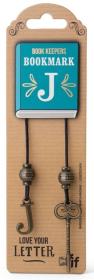 Book Keepers zakładka do książki litera J. Wydawca: IF. Dadada.pl Opakowanie Book Keepers zakładka do książki litera J