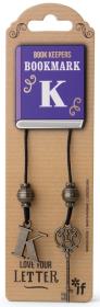 Book Keepers zakładka do książki litera K. Wydawca: IF. Dadada.pl Opakowanie Book Keepers zakładka do książki litera K