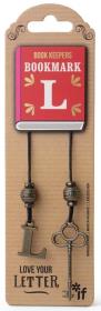 Book Keepers zakładka do książki litera L. Wydawca: IF. Dadada.pl Opakowanie Book Keepers zakładka do książki litera L