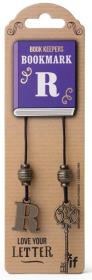 Book Keepers zakładka do książki litera R. Wydawca: IF. Dadada.pl Opakowanie Book Keepers zakładka do książki litera R