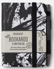 Opakowanie Bookaroo Notatnik A7 z długopisem - czarno-biały