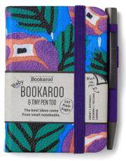 Opakowanie Bookaroo Notatnik A7 z długopisem - fiolet turkus